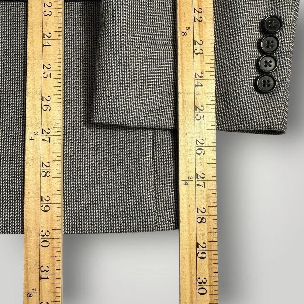 RALPH LAUREN Regular fit Mens Blazer Sport Coat Two Button Suit Jacket 50R Gray